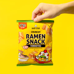 Baby Star Crunchy Ramen Snack Wide - Tonkotsu 2.46oz (6 Pack)