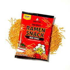 Baby Star Crunchy Ramen Snack Tiny (Red Chili 2.46oz) Oyatsu