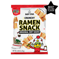 Baby Star Crunchy Ramen Snack Wide - Original 2.46oz (6 Pack)