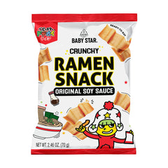 Baby Star Crunchy Ramen Snack Wide - Original 2.46oz (6 Pack)