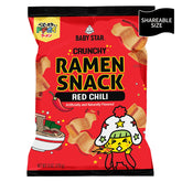 Baby Star Crunchy Ramen Snack Wide - Red Chili 6oz (6 Pack)