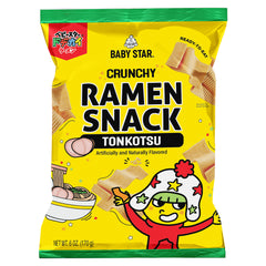 Baby Star Crunchy Ramen Snack Wide - Tonkotsu 6oz (6 Pack)